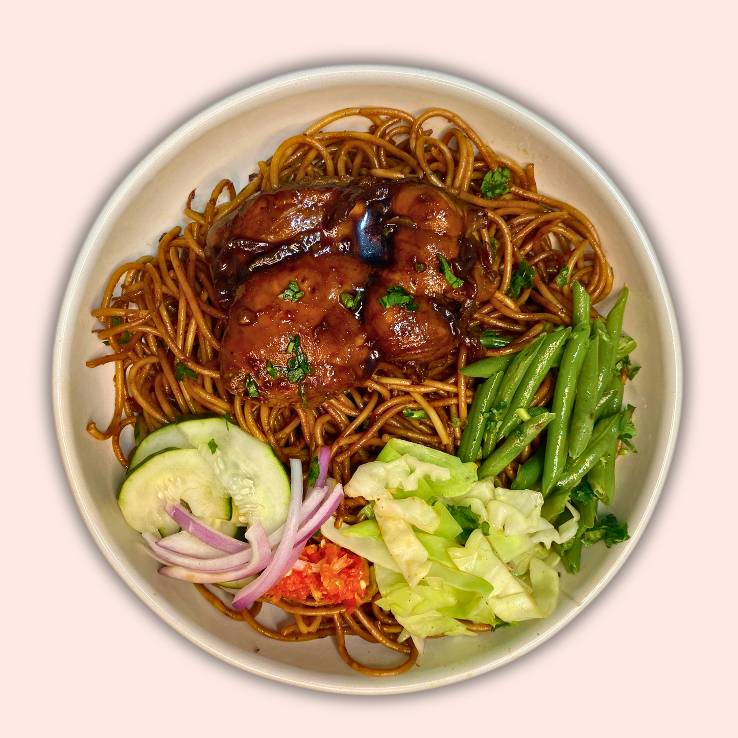 Bami ketjap chicken