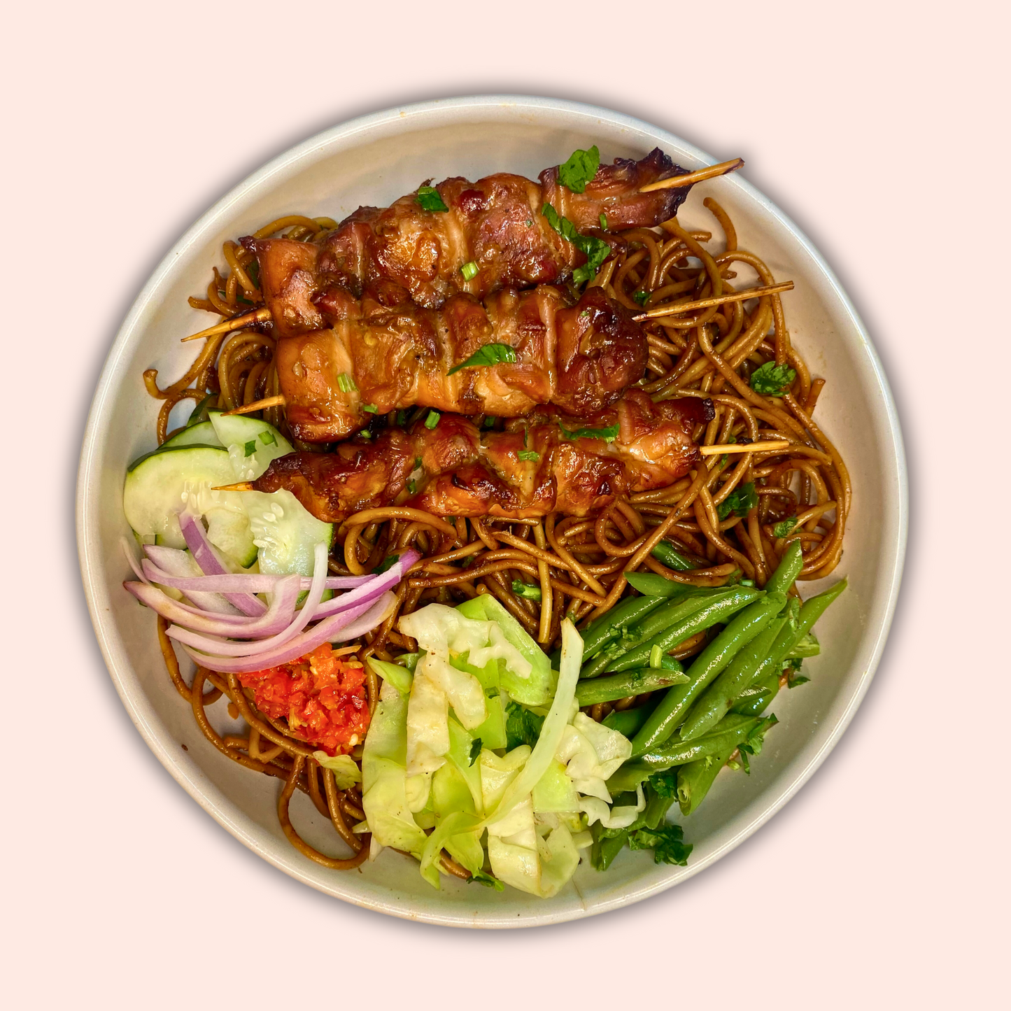 Bami chicken thigh sate
